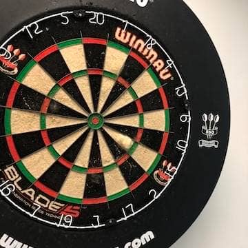 the High Speed Training darts board