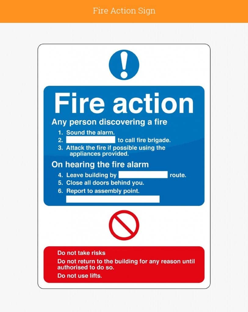 fire-action-signs-poster-template