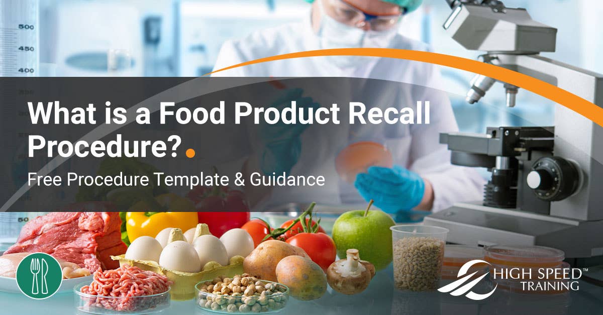 Product Recall Procedure Template | Guidance & Free Download