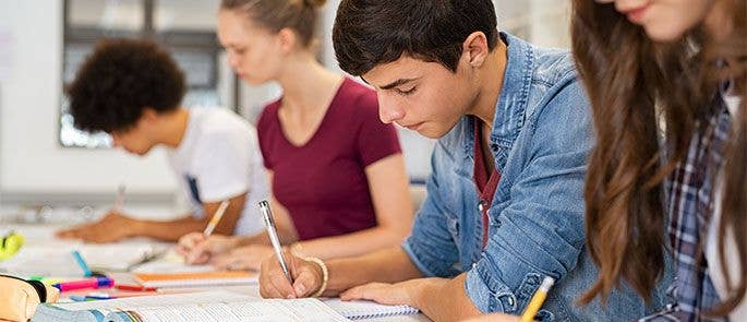 Group of students in the classroom