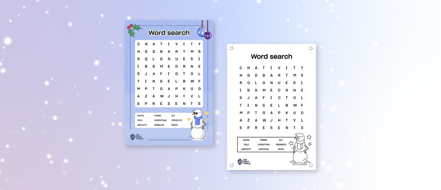 Wordsearch worksheet