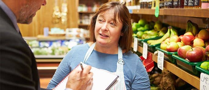 EHO visit in a grocery shop