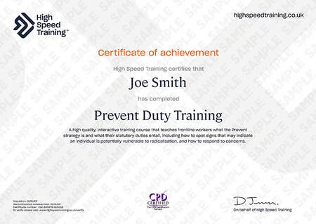 Prevent Duty Training | Online Course For Education