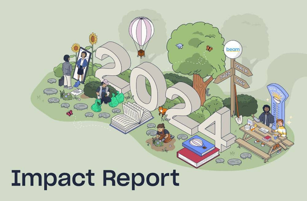 Illustration for our 2024 impact report