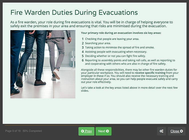 Fire Warden (Fire Marshal) Training Course Online