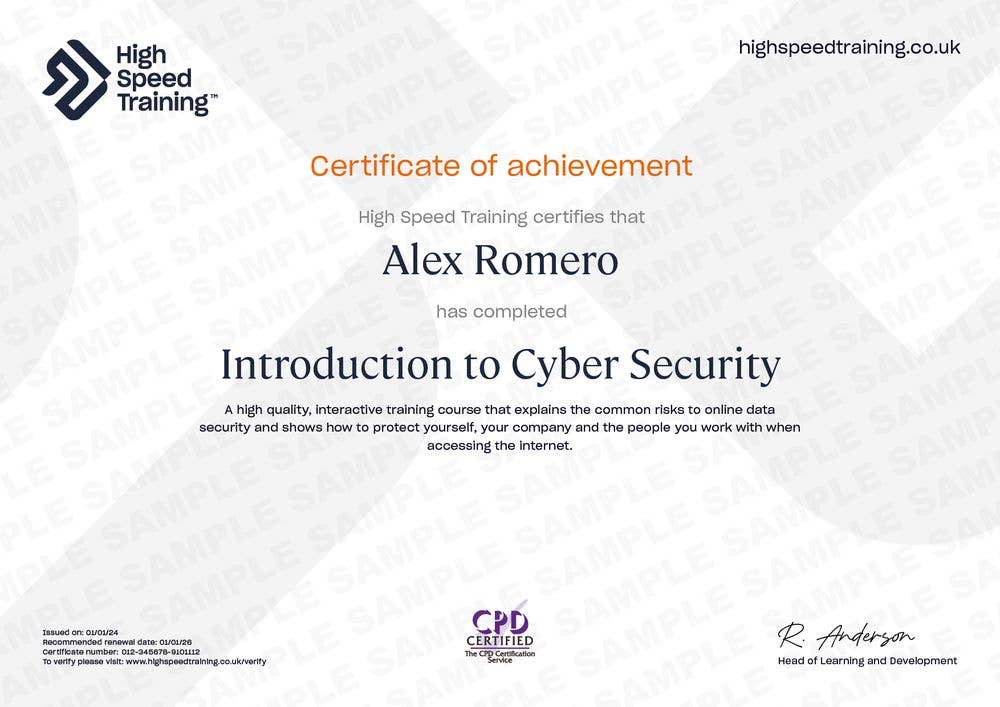 Introduction To Cyber Security | Online Course