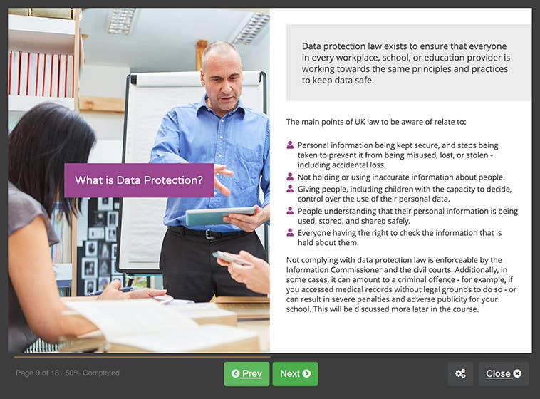 Data Protection For Schools | Online Training Course