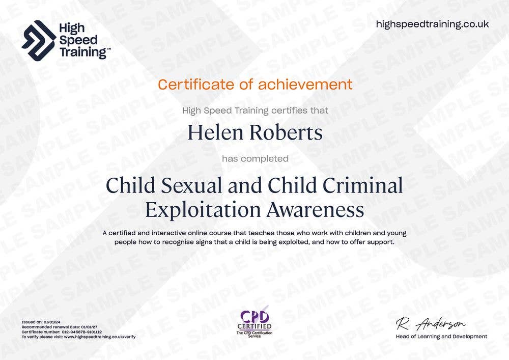 CSE Online Training Course | Child Sexual Exploitation Awareness